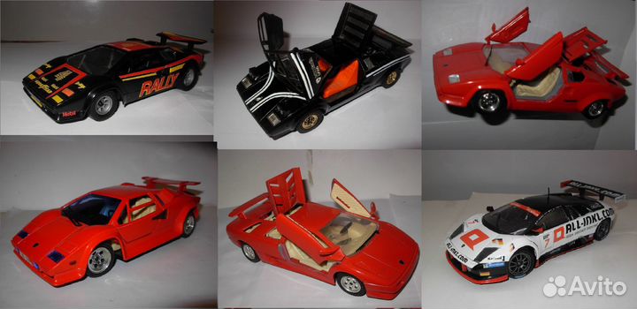 1/24 модели Волга Ferrari и т.д.1/25 1/23 металл