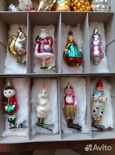 Елочные игрушки СССР