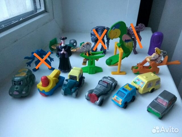 Игрушки Киндер-сюрприз, Нестле и др. 90-е