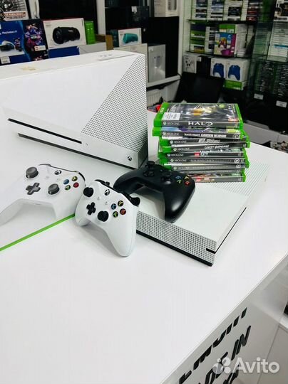 Xbox One S 1TB + 400 Игр Гарантия 12 Месяцев