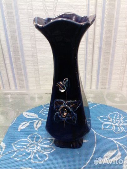 Ваза кобальт СССР