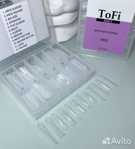 Типсы и верхние формы для ногтей