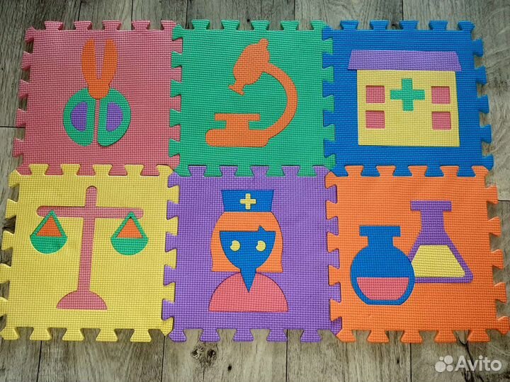 Развивающий коврик- пазлы