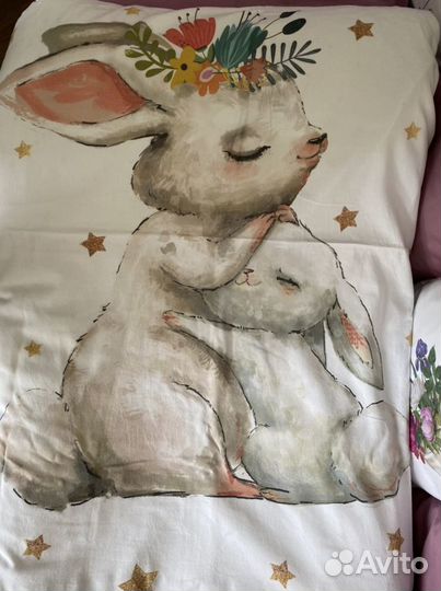 Комплект постельного белья, бортики и кокон