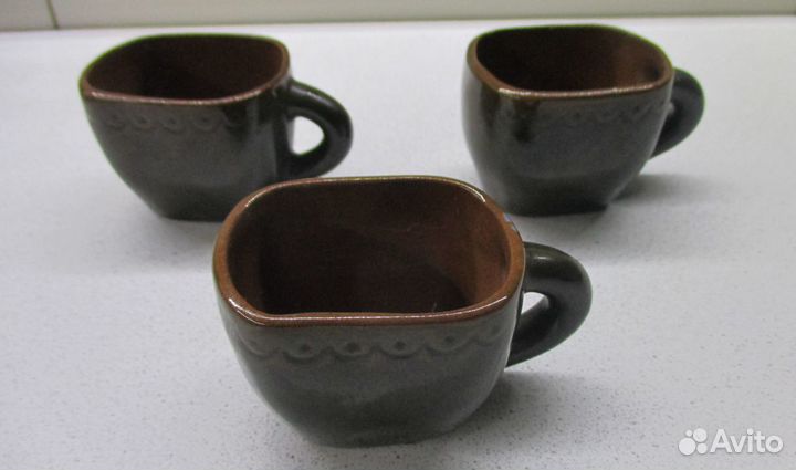 Чашка кофейная старинная Кружка Набор чашек 3 шт