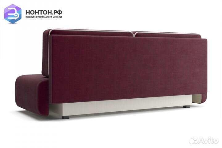Диван еврокнижка Нео бордовый