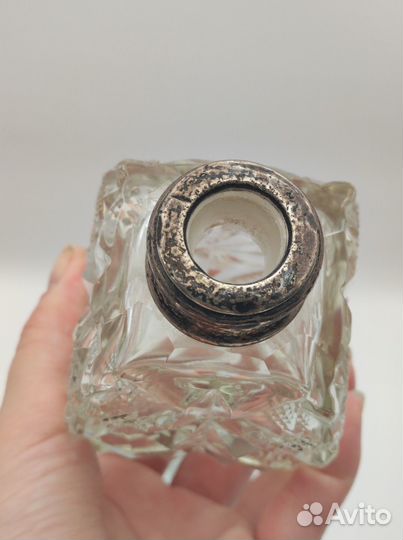 Флакон для духов, хрусталь, Туалетная баночка нач