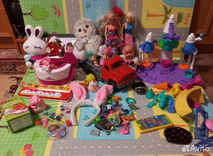 Огромный пакет детских игрушек