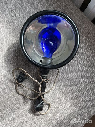 Синяя лампа-рефлектор Минина СССР