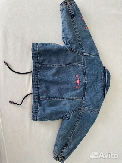 Джинсовка утепленная детская Next