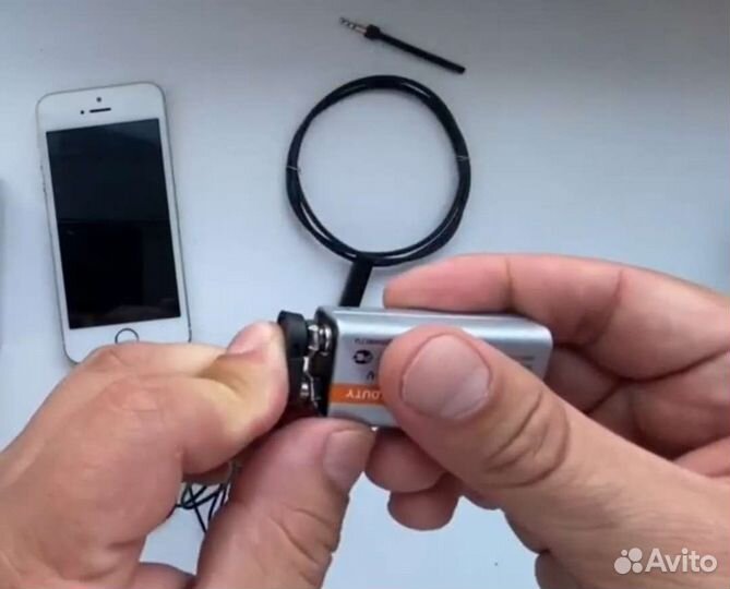 Микронаушник с кнопкой крякалкой nkk-760r