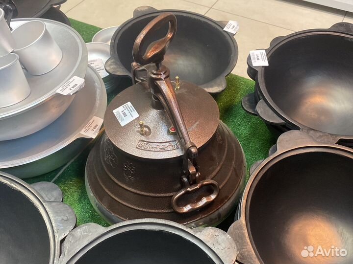 Афганский казан 30 литров М коричневый