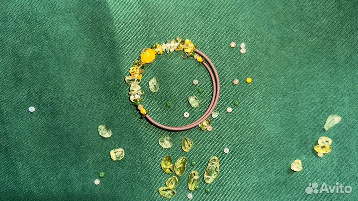 Чокер из чешского стекла