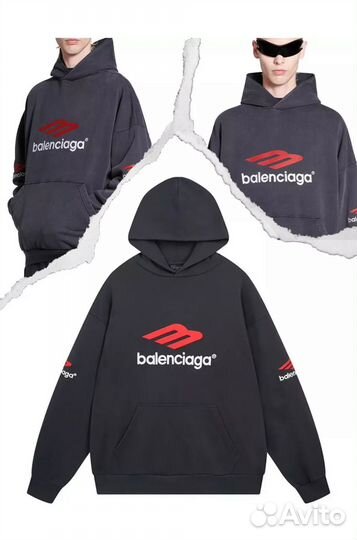 Худи Balenciaga 3B sports icon (хит 2024)