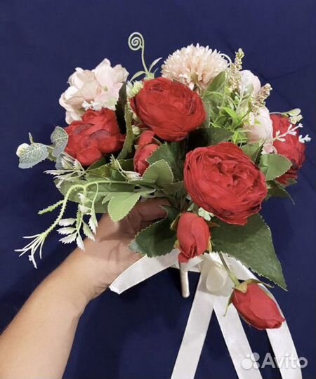 Свадебный букет невесты искусственный