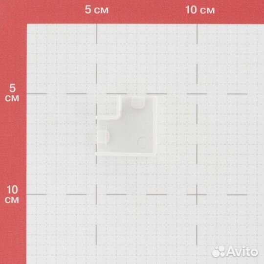 Угол плоский для кабель-канала (abw-16-16х4) 16х16