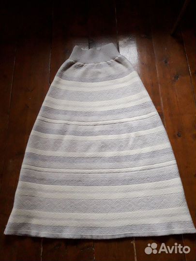 Юбка шерстяная длинная 44 46