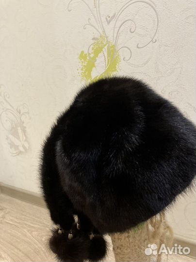 Шапка норковая женская