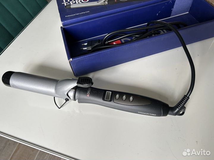 Плойка для волос dewal titaniumt pro 38mm