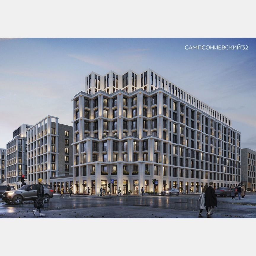 3-к. квартира, 88,4 м², 3/10 эт.
