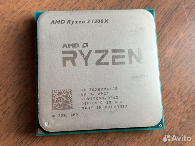 Процессор AMD ryzen 3 1300 X