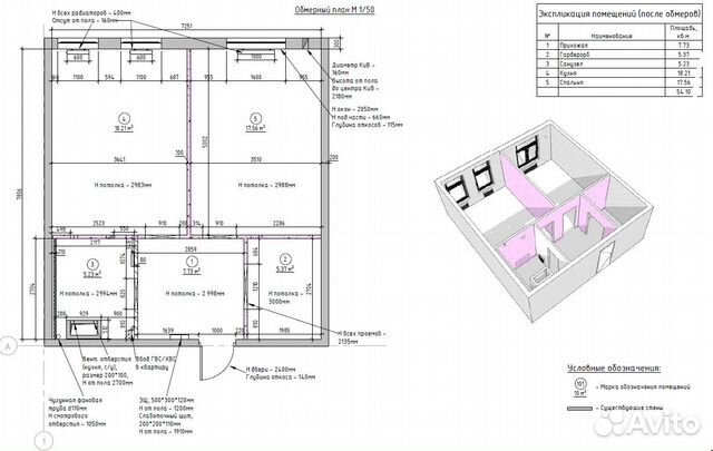 Обмеры помещений для дизайнеров