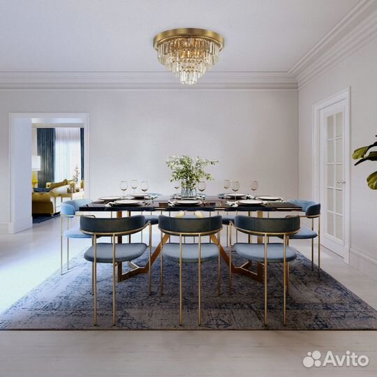 Люстра хрустальная Zaha 5257/6C Odeon Light (D47)