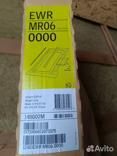 Мансардное окно velux