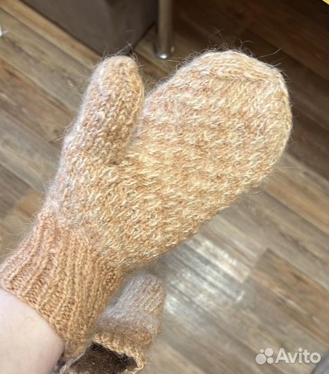 Рукавицы из собачьей шерсти