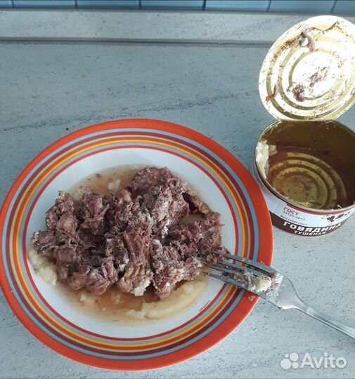 Тушёная говядина 325гр гост