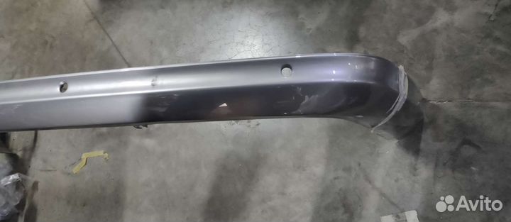 Спойлер заднего бампера w211