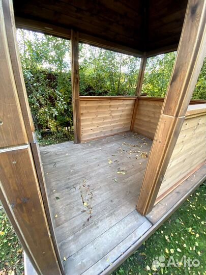 Беседка для дачи деревянная