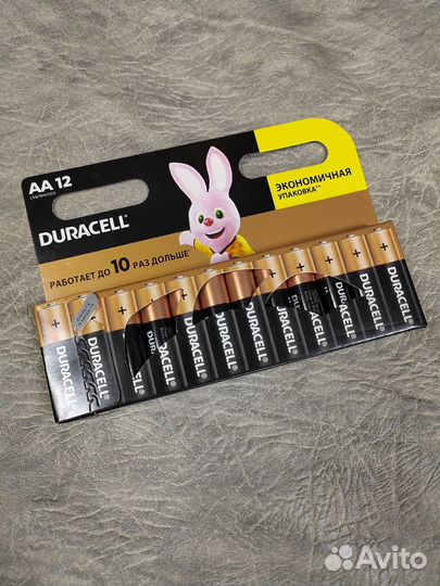Батарейки duracell Упаковка