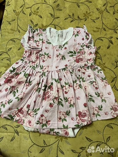 Платье летнее для девочки 86
