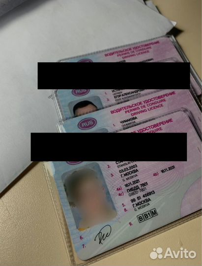 Сувенирные водительские права