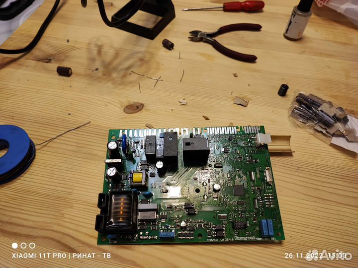 Ремонт газовых котлов и электронных плат управл