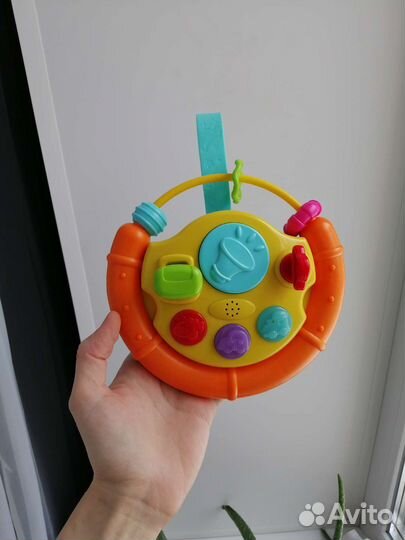 Руль игрушка мобиль музыкальный