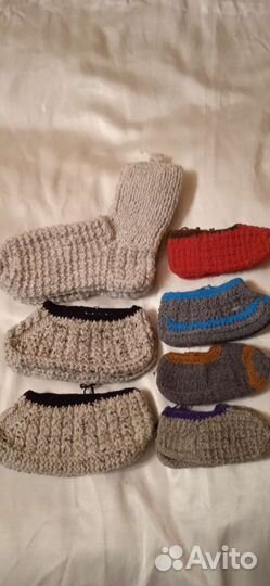 Носки, следки ручной работы