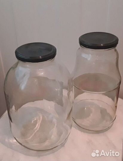 Банки винтовые 3 и 1,8 литра