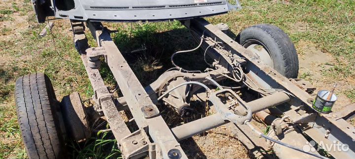 Задний мост и передняя балка на газель