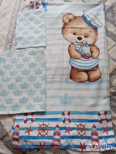 Детское постельное белье в детскую кроватку