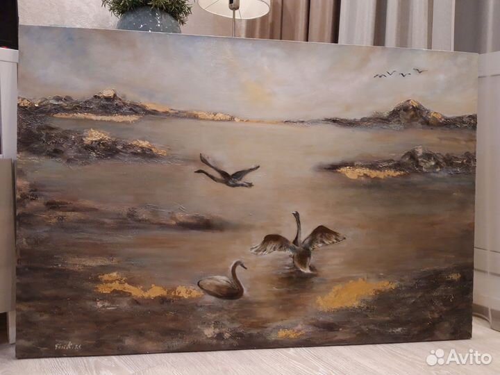 Картина маслом на холсте большая