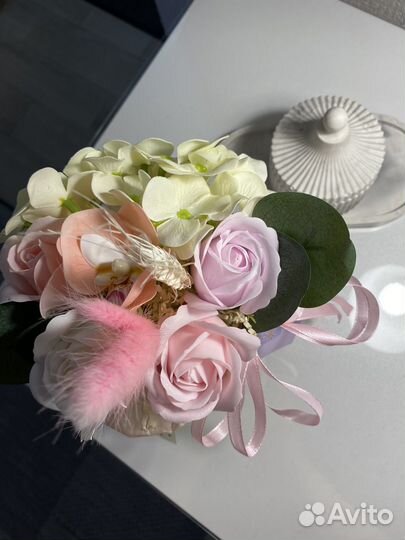 Букет цветов из мыла