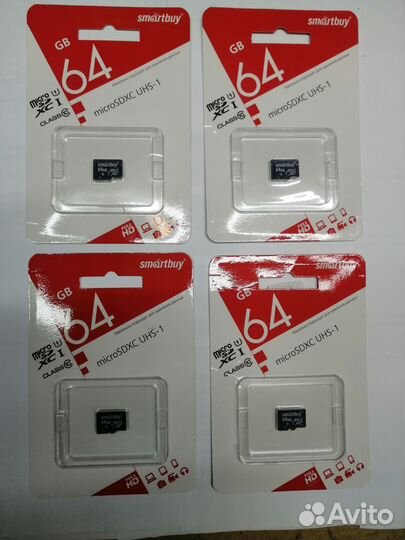 Карта памяти SmartBuy Microsd 64гб 10kl