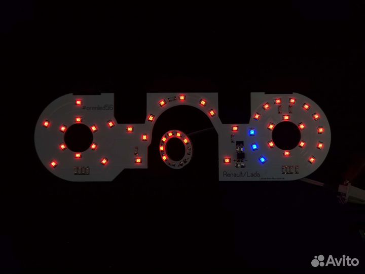Подсветка блока печки Renault/Largus