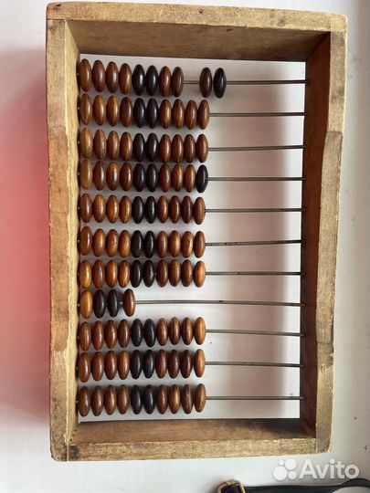 Счеты амбарные деревянные СССР
