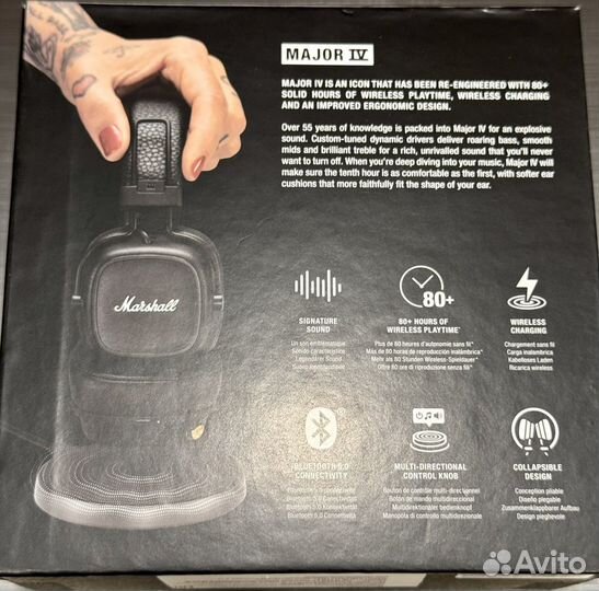 Наушники Marshall major 4 оригинальные