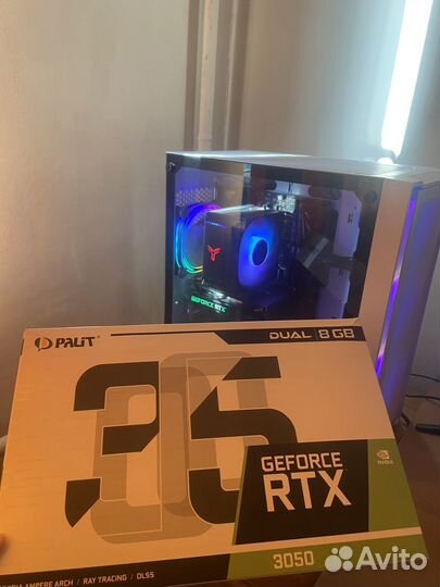 Видеокарта RTX 3050 palit dual