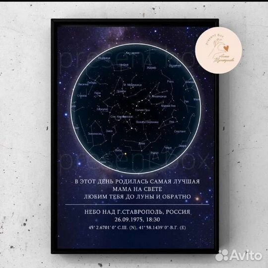 Карта звездного неба