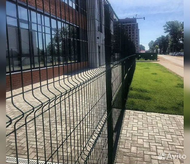 Сетка для забора 3d